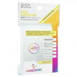 Asmodee Supplies Gamegenic: Matte Board Game Sleeves 50ct - Mini American