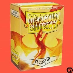 Arcane Tinman Dragon Shield Matte Sleeves - Yellow (100-Pack) Supplies