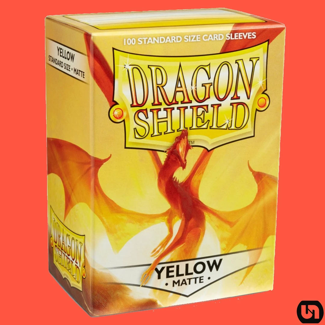 Brand new ✨ Arcane Tinman Dragon Shield Matte Sleeves - Yellow (100-Pack) Supplies ⌛ 3 Arcane Tinman Dragon Shield Matte Sleeves - Yellow (100-Pack) Supplies