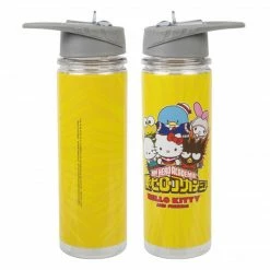 Bioworld My Hero Academia: Yellow Tritan Water Bottle 16oz. Merch