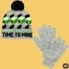 Bioworld Merch Minecraft: Youth Pom Beanie & Gloves Combo