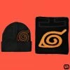 Bioworld Naruto: Hidden Leaf Village Beanie & Scarf Combo Merch