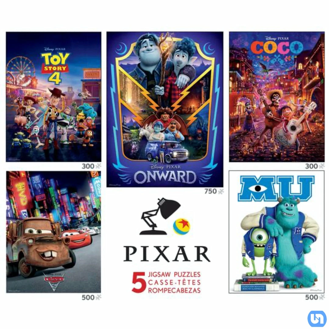 Flash Sale ❤️ CEACO Company Disney: Pixar 3 - 5 In 1 Multipack Puzzles ❤️ 3 CEACO Company Disney: Pixar 3 - 5 In 1 Multipack Puzzles