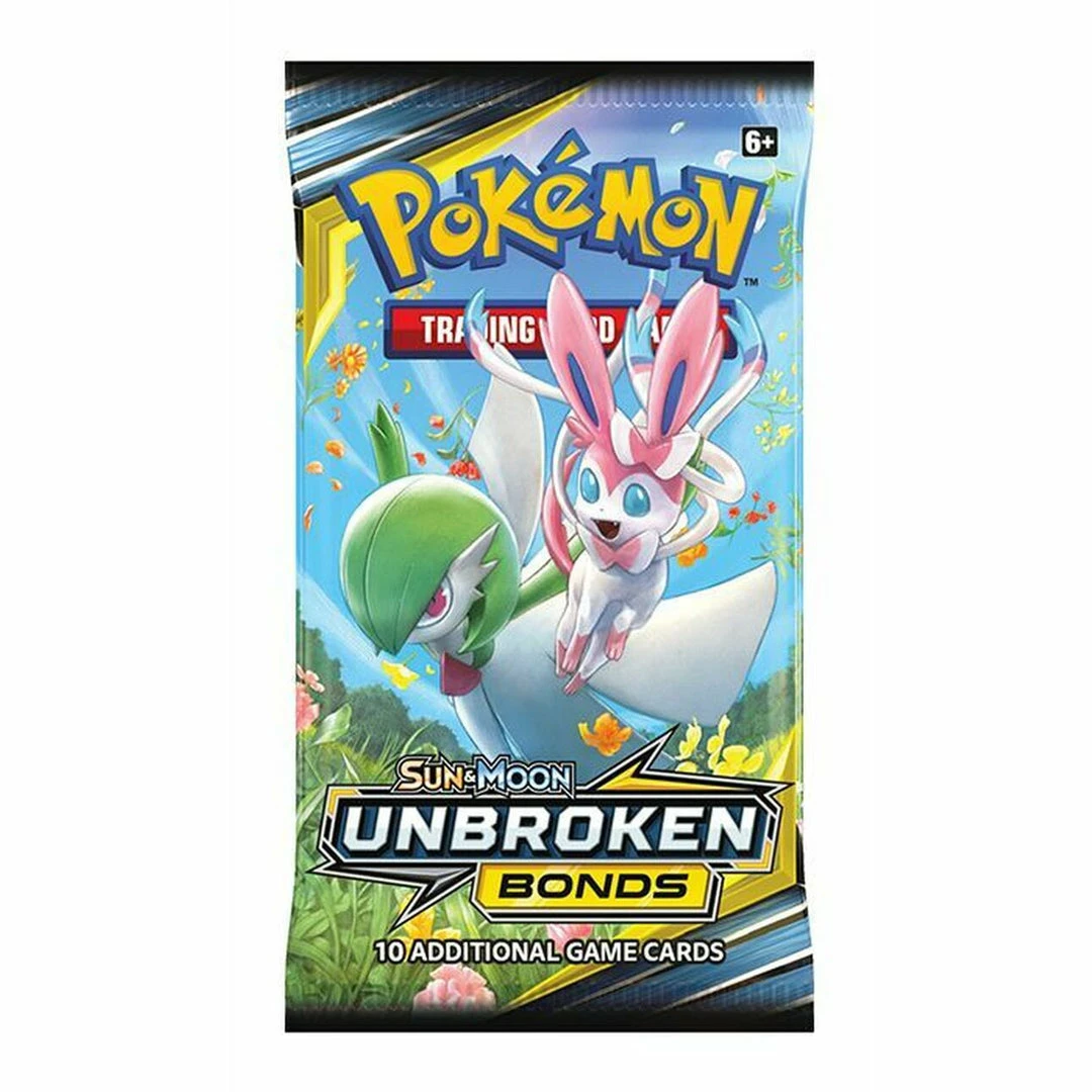 Discount π TCGs Pokemon TCG: Sun & Moon Unbroken Bonds Booster Pack π― 3 TCGs Pokemon TCG: Sun & Moon Unbroken Bonds Booster Pack