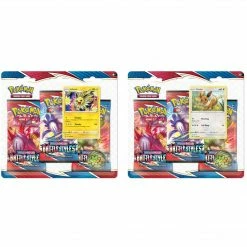 Pokemon TCG: Sword & Shield Battle Styles Three Booster Pack Blister (Eevee & Jolteon)(SET OF 2)