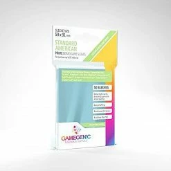 Asmodee Supplies Gamegenic: Prime Board Game Sleeves 50ct - Standard American