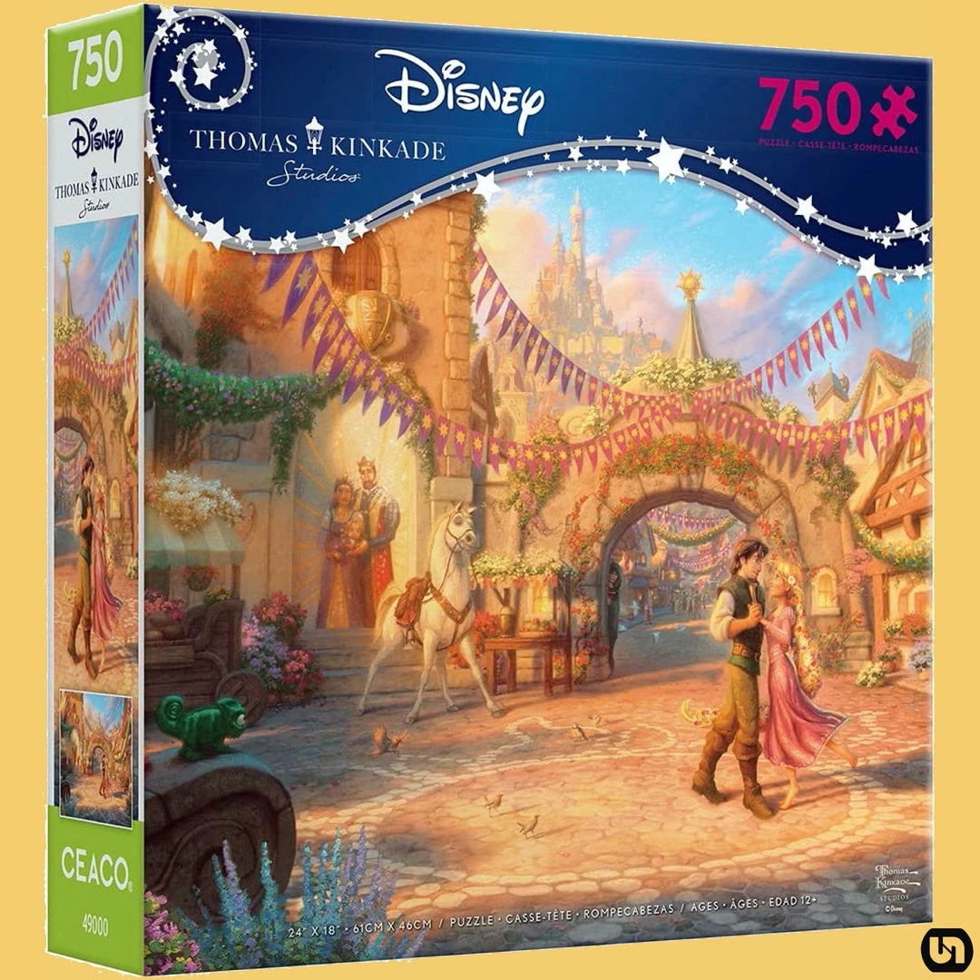 Hot Sale π₯° CEACO Company Toys & Figures Thomas Kinkade: Disney - Rapunzel Dancing In The Sunlit Courtyard 750pc Puzzle π₯° 3 CEACO Company Toys & Figures Thomas Kinkade: Disney - Rapunzel Dancing In The Sunlit Courtyard 750pc Puzzle