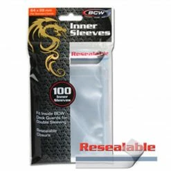 BCW: Resealable Inner Card Sleeves Supplies