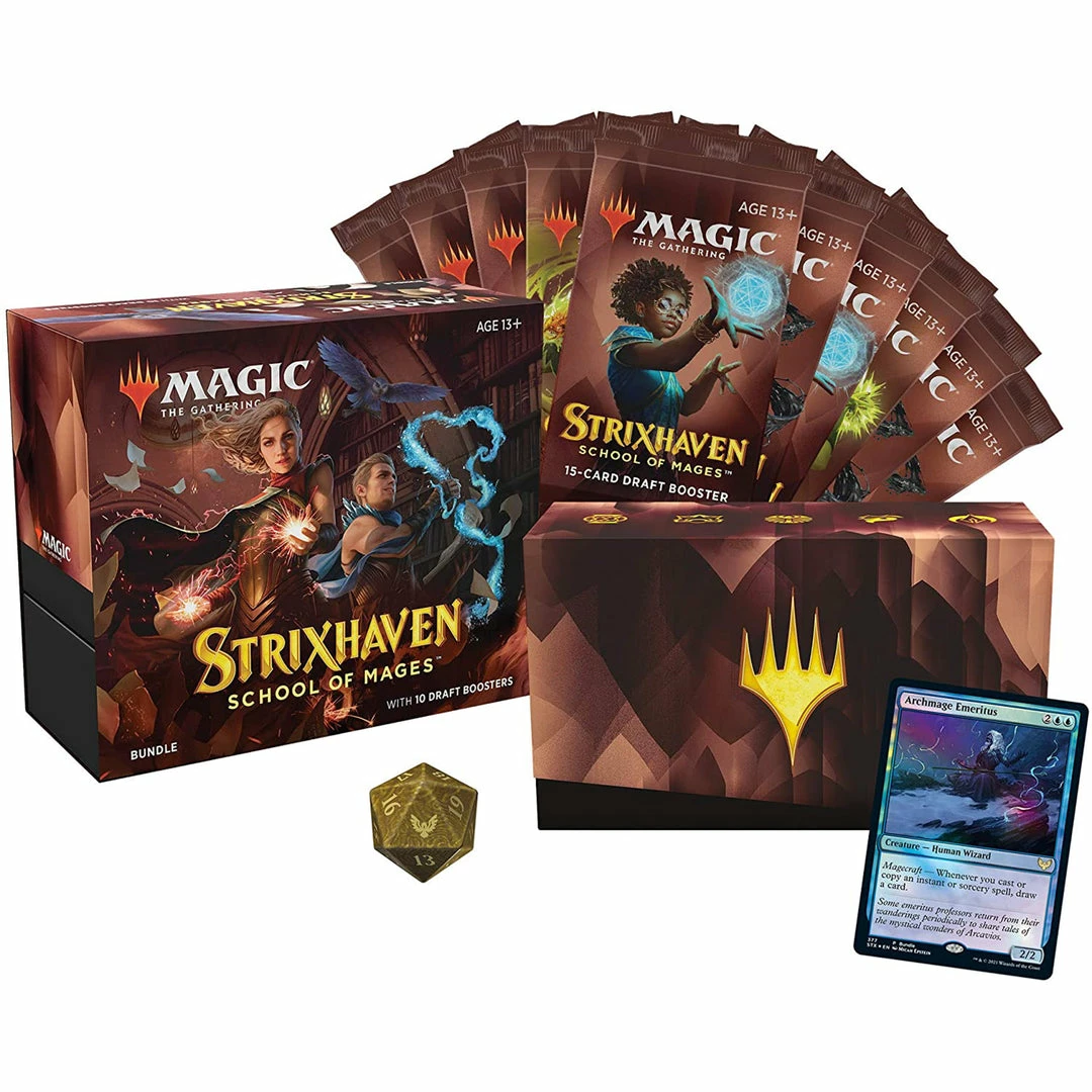 Promo π Wizards Of The Coast Magic The Gathering: Strixhaven - School Of Mages Bundle β 3 Wizards Of The Coast Magic The Gathering: Strixhaven - School Of Mages Bundle