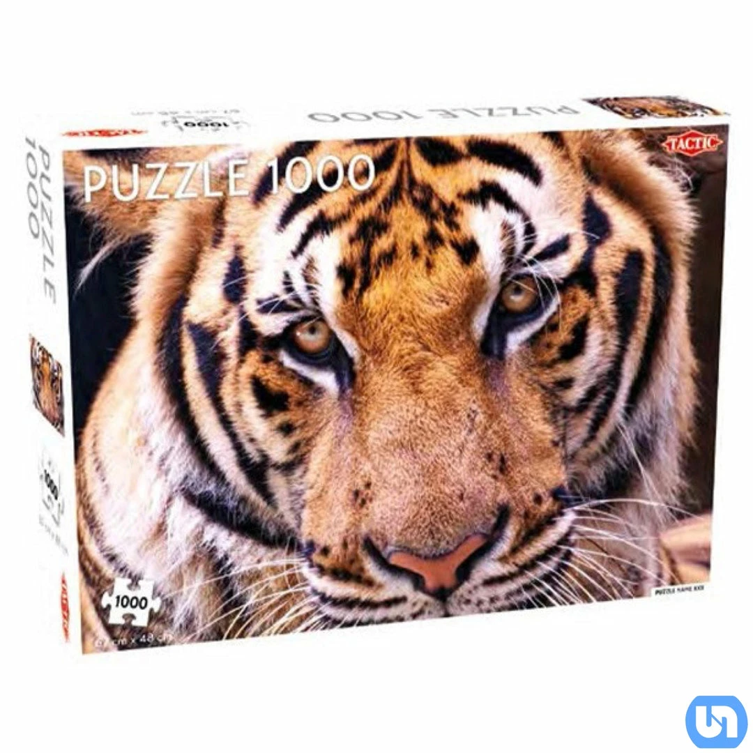 Discount π€© Tactic USA Puzzle: Tiger Portrait 1000pc π 3 Tactic USA Puzzle: Tiger Portrait 1000pc