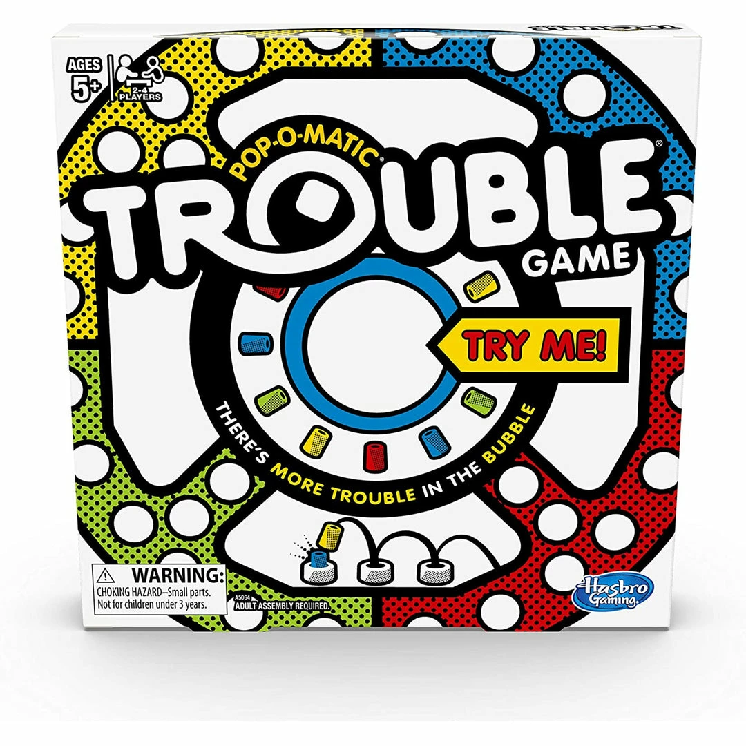 Outlet β Hasbro Gaming Board Games Trouble Game π 3 Hasbro Gaming Board Games Trouble Game