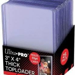 Ultra Pro: 3" X 4" 55pt Thick Toploader-25 Pack