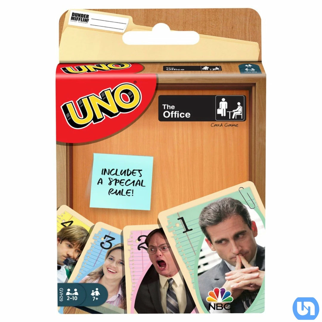 Deals ๐ Mattel Games Board Games UNO: The Office ๐ 3 Mattel Games Board Games UNO: The Office