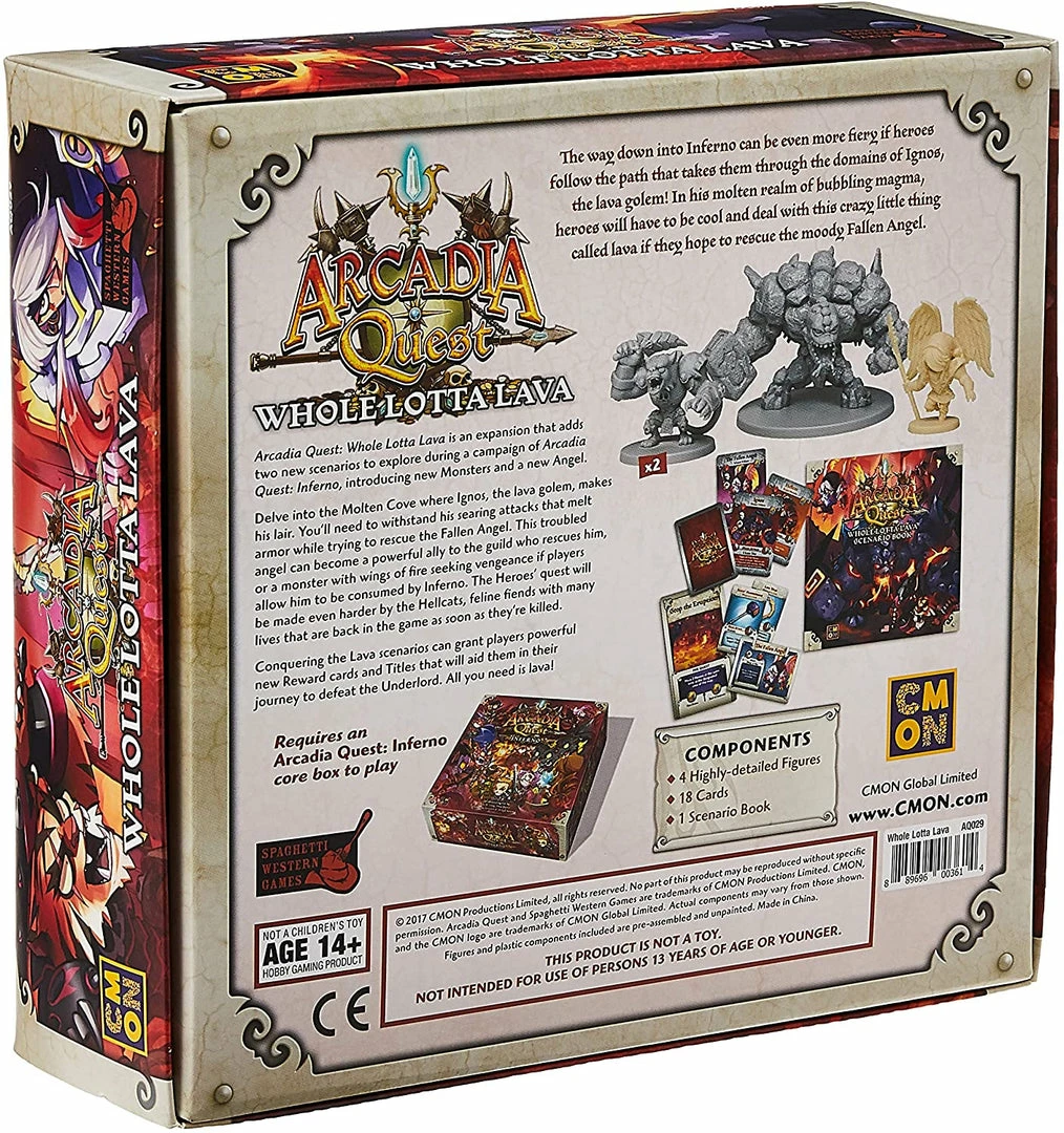 Flash Sale π₯ CMON Global Limited Arcadia Quest: Whole Lotta Lava π 4 CMON Global Limited Arcadia Quest: Whole Lotta Lava